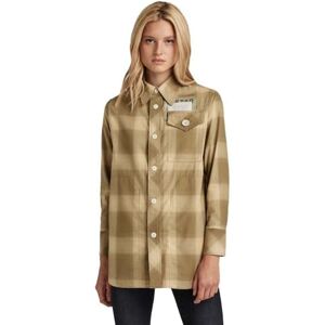 G-STAR RAW, Dam Naval Krage Overshirt 2.0, Mehrfarbig (färsk armégrön Ryan Check C964-c980), XS G-STAR RAW, Dam Naval Krage Overshirt 2.0, Mehrfarbig (färsk armégrön Ryan Check C964-c980), XS