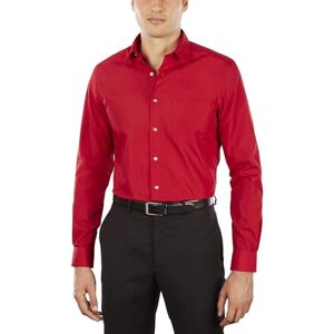 Van Heusen herrklänning skjorta anpassad poplin solid, Flamma, 14.5" Neck 34"-35" Sleeve Van Heusen herrklänning skjorta anpassad poplin solid, Flamma, 14.5" Neck 34"-35" Sleeve