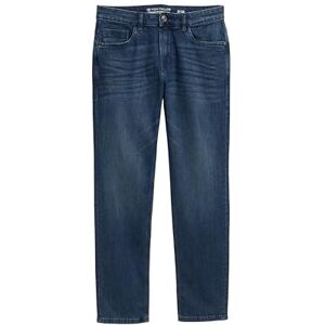 TOM TAILOR Marvin raka jeans för män, 10282 – Mörkstenstvätt denim, 29W / 32L TOM TAILOR Marvin raka jeans för män, 10282 – Mörkstenstvätt denim, 29W / 32L