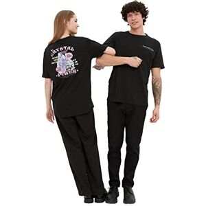Trendyol Herr svart unisex Regula T-shirt, svart, L Trendyol Herr svart unisex Regula T-shirt, svart, L