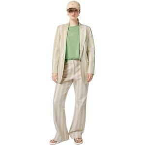 Scotch & Soda Lurex Cotton Blend Single Breasted Blazer, Lurex Linen Stripe 119, M Scotch & Soda Lurex Cotton Blend Single Breasted Blazer, Lurex Linen Stripe 119, M