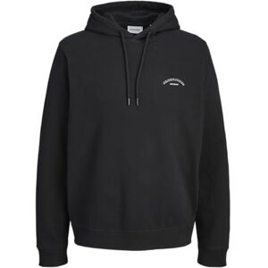 JACK & JONES Jjcollege logotyp sweat Hood Pls – plus size, svart, 6XL JACK & JONES Jjcollege logotyp sweat Hood Pls – plus size, svart, 6XL