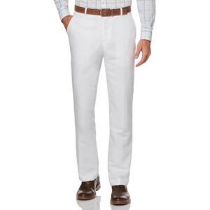 Perry Ellis Men's Linne kostym byxa, Ljus vit, 33W / 32L Perry Ellis Men's Linne kostym byxa, Ljus vit, 33W / 32L