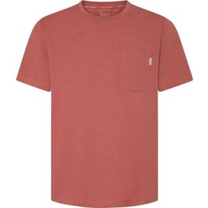 Pepe Jeans herr herr t-shirt, Orange (ceder trä brun), XXL Pepe Jeans herr herr t-shirt, Orange (ceder trä brun), XXL