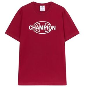 Champion Legacy män, grafisk rund hals t-shirt, S, röd, Röd, S Champion Legacy män, grafisk rund hals t-shirt, S, röd, Röd, S