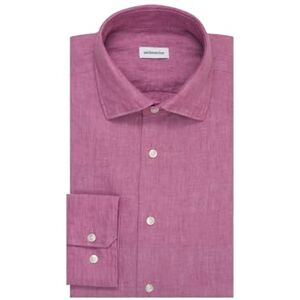 Seidensticker Silkesdekal herr business skjorta – normal passform – mjuk – Kent krage – långärmad – 100% linne, ROSA, 42 SE Seidensticker Silkesdekal herr business skjorta – normal passform – mjuk – Kent krage – långärmad – 100% linne, ROSA, 42 SE