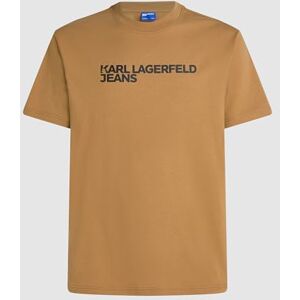 KARL LAGERFELD JEANS , Herr, Vanlig Kortärm Essential Logo T-Shirt, Vanlig Fit, Brun, S KARL LAGERFELD JEANS , Herr, Vanlig Kortärm Essential Logo T-Shirt, Vanlig Fit, Brun, S