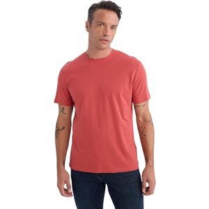 DeFacto Basic T-shirt för män – klassisk t-shirt för män, röd, XS DeFacto Basic T-shirt för män – klassisk t-shirt för män, röd, XS