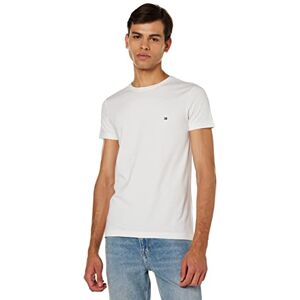 Tommy Hilfiger herr T-shirt Core Stretch Slim Cneck Tee, Vit, M Tommy Hilfiger herr T-shirt Core Stretch Slim Cneck Tee, Vit, M