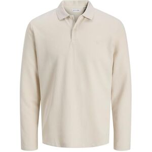 JACK & JONES Jjeaustin Polo Ls Noos, Moonbeam, XS JACK & JONES Jjeaustin Polo Ls Noos, Moonbeam, XS