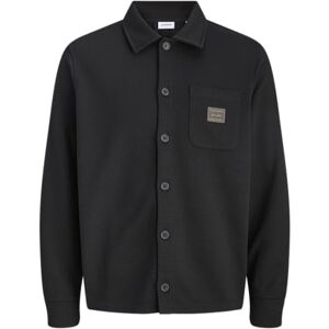 JACK & JONES Jjwaffle Daytona Sweat Overtröja, svart, XS JACK & JONES Jjwaffle Daytona Sweat Overtröja, svart, XS