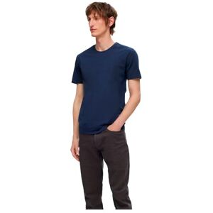 SELECTED HOMME SELETED HOMME SLHROLAND SS O-Neck Tee 3-pack NOOS, Svart/detalj: marinblå kavaj + ljus vit, S SELECTED HOMME SELETED HOMME SLHROLAND SS O-Neck Tee 3-pack NOOS, Svart/detalj: marinblå kavaj + ljus vit, S