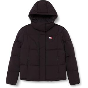 Tommy Jeans TJW ALASKA GRID DOWN JACKA EXT DW0DW21623, svart, XL, svart (svart), XL Tommy Jeans TJW ALASKA GRID DOWN JACKA EXT DW0DW21623, svart, XL, svart (svart), XL