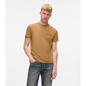 KARL LAGERFELD JEANS , Herr, Slim Kortärm Essential Logo T-Shirt, Slim Fit, Brun, S KARL LAGERFELD JEANS , Herr, Slim Kortärm Essential Logo T-Shirt, Slim Fit, Brun, S