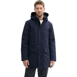 TOM TAILOR Herr 1042520 Parka, 10668-Sky Captain Blue, XXL, 10668 – himmelskaptensblå, XXL TOM TAILOR Herr 1042520 Parka, 10668-Sky Captain Blue, XXL, 10668 – himmelskaptensblå, XXL