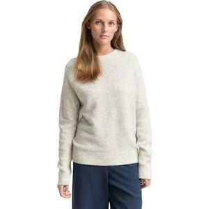 TOM TAILOR Denim damtröja, 10396 – marmor beige melerad, M TOM TAILOR Denim damtröja, 10396 – marmor beige melerad, M