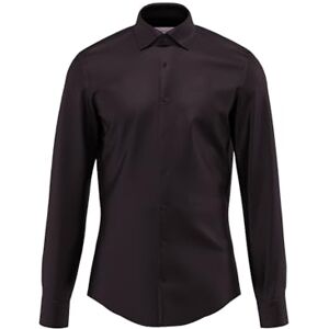 Seidensticker Silkesdekal herr business skjorta – formad passform – lätt att stryka – Kent krage – långärmad – 100% bomull, svart, 38 SE Seidensticker Silkesdekal herr business skjorta – formad passform – lätt att stryka – Kent krage – långärmad – 100% bomull, svart, 38 SE