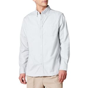 Amazon Essentials mäns normal passform långärmad ficka stretch Oxford skjorta (finns i stora och långa), ljusgrå, XX-Large Amazon Essentials mäns normal passform långärmad ficka stretch Oxford skjorta (finns i stora och långa), ljusgrå, XX-Large