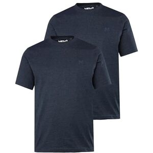 Men Plus Män Plus herr stora storlekar överdimensionerade herrkläder L-8XL herr + t-shirt, basic, 2-pack, halv ärm, rund hals, upp till 8 XL 836285, Marinblå, 4XL Men Plus Män Plus herr stora storlekar överdimensionerade herrkläder L-8XL herr + t-shirt, basic, 2-pack, halv ärm, rund hals, upp till 8 XL 836285, Marinblå, 4XL