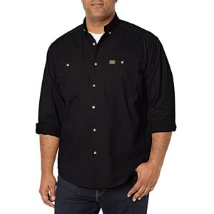 Wrangler Herr Logger Twill Långärmad Arbetsskjorta Skjorta, Svart, XL Wrangler Herr Logger Twill Långärmad Arbetsskjorta Skjorta, Svart, XL