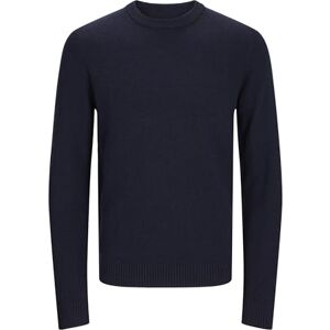 JACK & JONES JACK&JONES Jprcclambsull stickad crew neck Sn, natthimmel, XXL JACK & JONES JACK&JONES Jprcclambsull stickad crew neck Sn, natthimmel, XXL