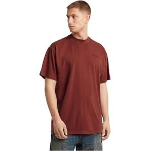 G-STAR Pigment dye Loose Regular Tee, Röd (Dry Red Gd D25162-c756-b782), S G-STAR Pigment dye Loose Regular Tee, Röd (Dry Red Gd D25162-c756-b782), S