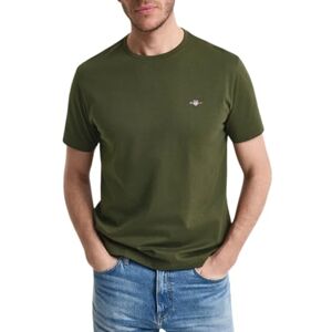 GANT REG Shield SS T-shirt, Grön, M GANT REG Shield SS T-shirt, Grön, M