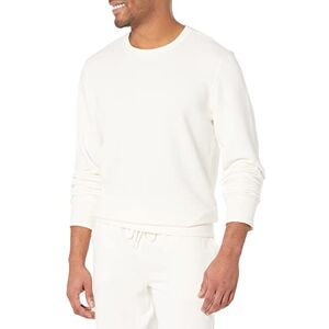 Amazon Essentials lätt långärmad fransk frotté rund hals sweatshirt för män (finns i stora och långa), äggskalsvit, medium Amazon Essentials lätt långärmad fransk frotté rund hals sweatshirt för män (finns i stora och långa), äggskalsvit, medium