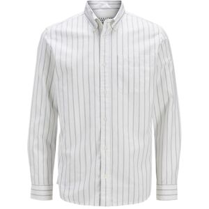 JACK & JONES Jprbrook Oxford skjorta L/S Noos, Ljus vit, S JACK & JONES Jprbrook Oxford skjorta L/S Noos, Ljus vit, S