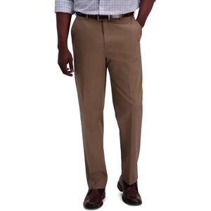 Haggar Herr Premium No Iron Khaki klassisk passform veckad framsida vanliga och stora och höga storlekar vardagsbyxor, Brittisk kaki, 40W X 32L Haggar Herr Premium No Iron Khaki klassisk passform veckad framsida vanliga och stora och höga storlekar vardagsbyxor, Brittisk kaki, 40W X 32L
