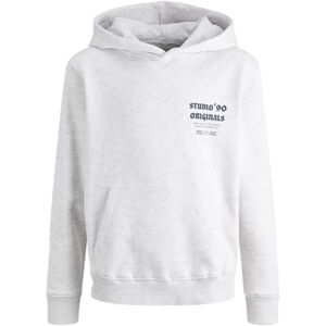 JACK & JONES Jormeadows Sweat Hood Mni, Ljus vit, 122 JACK & JONES Jormeadows Sweat Hood Mni, Ljus vit, 122