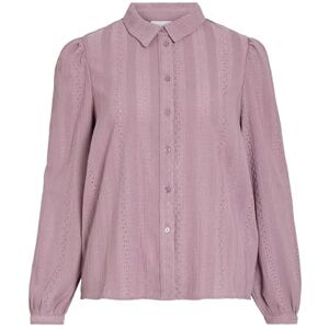 Vila Vizania L/S skjorta – Noos, toadstool, M Vila Vizania L/S skjorta – Noos, toadstool, M