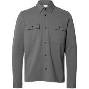 SELECTED HOMME Herr Slhjackie Sweatjacka Noos kort jacka, Granitgrå, S SELECTED HOMME Herr Slhjackie Sweatjacka Noos kort jacka, Granitgrå, S