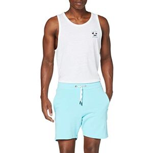 TOM TAILOR Denim Herr Sweatshorts med elastisk linning 1019655, 21757 Soft Sky Blue, L TOM TAILOR Denim Herr Sweatshorts med elastisk linning 1019655, 21757 Soft Sky Blue, L