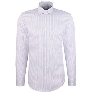 Seidensticker Slim Fit Langarm Business-hemd skjorta, blå, 42 herr, Blå, 40 Seidensticker Slim Fit Langarm Business-hemd skjorta, blå, 42 herr, Blå, 40