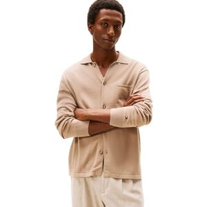Tommy Hilfiger herr Essential Cotton LS Over Shirt MW0MW40432 andra tröjor, beige, 3XL, Beige (kustbrungrått), 3XL Tommy Hilfiger herr Essential Cotton LS Over Shirt MW0MW40432 andra tröjor, beige, 3XL, Beige (kustbrungrått), 3XL