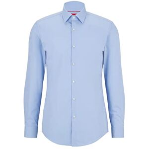 HUGO C-Jenno Slim Fit skjorta av lätt bomull poplin, Ljusblå, 44 SE HUGO C-Jenno Slim Fit skjorta av lätt bomull poplin, Ljusblå, 44 SE