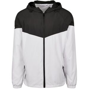 Build Your Brand Herrjacka, 2-Tone Tech Windrunner, Basic Män Windbreaker finns i många färger, storlekar XS – 5XL, vit/svart, 4XL Build Your Brand Herrjacka, 2-Tone Tech Windrunner, Basic Män Windbreaker finns i många färger, storlekar XS – 5XL, vit/svart, 4XL