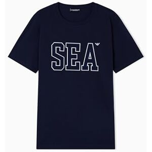 Giorgio Armani Crew Neck T-tröja, Armani Blå, XXL Herr Giorgio Armani Crew Neck T-tröja, Armani Blå, XXL Herr
