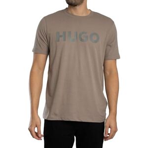 HUGO T-shirt för män, Ljus/Pastel Brown 237, XXL HUGO T-shirt för män, Ljus/Pastel Brown 237, XXL