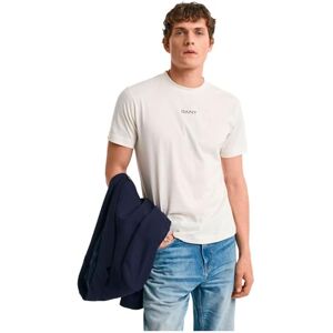 GANT Graphic SS t-shirt, kräm, XXL GANT Graphic SS t-shirt, kräm, XXL