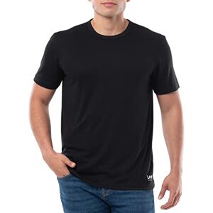 Lee Herr snabbtorkande kortärmad t-shirt, svart, liten Lee Herr snabbtorkande kortärmad t-shirt, svart, liten