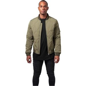 Urban Classics Herr stor diamant quiltad jacka bomberjacka, Grön (Olive 176), L Urban Classics Herr stor diamant quiltad jacka bomberjacka, Grön (Olive 176), L