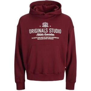 JACK & JONES Jorcambridge Sweat Hood, Tibetansk röd, XXL JACK & JONES Jorcambridge Sweat Hood, Tibetansk röd, XXL