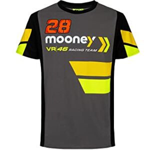 VR46 NEHGUUY dubbla ringar T-shirt herr, Mörkgrå, S VR46 NEHGUUY dubbla ringar T-shirt herr, Mörkgrå, S
