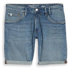 TOM TAILOR Denim 1051881 Bermuda jeans shorts 10118 – använd lätt sten blå denim, L herr TOM TAILOR Denim 1051881 Bermuda jeans shorts 10118 – använd lätt sten blå denim, L herr