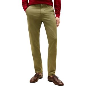 Tommy Hilfiger Bleecker 1985 Pima Cotton Mw0mw26619 byxor chinos, grön, 36W/30 L för män Tommy Hilfiger Bleecker 1985 Pima Cotton Mw0mw26619 byxor chinos, grön, 36W/30 L för män