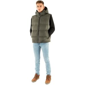 Tommy Jeans herr TJM ESSENTIAL DOWN VEST EXT DM0DM20465, grön, M, Grön (tenngrön), M Tommy Jeans herr TJM ESSENTIAL DOWN VEST EXT DM0DM20465, grön, M, Grön (tenngrön), M