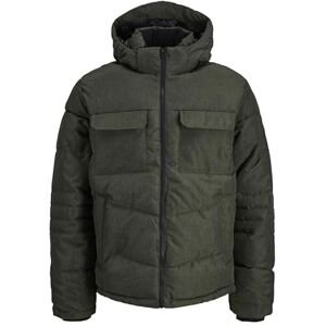 JACK & JONES Jjbuild Puffertjacka för män, Rosin/detalj: melerad, XS JACK & JONES Jjbuild Puffertjacka för män, Rosin/detalj: melerad, XS