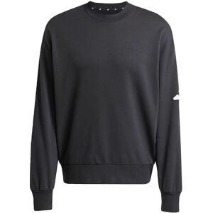 adidas Mezczyzni ESSENTIALS LOSE FIT THREE BAR SWEATSHIRT, Black/White, L adidas Mezczyzni ESSENTIALS LOSE FIT THREE BAR SWEATSHIRT, Black/White, L
